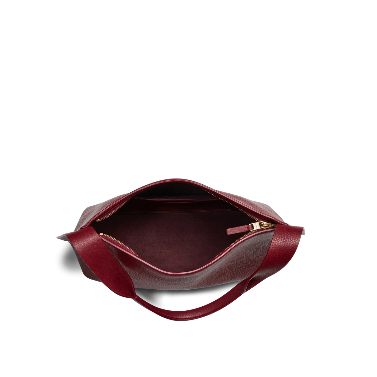 Medium Derby Shoulder Bag - Ruby