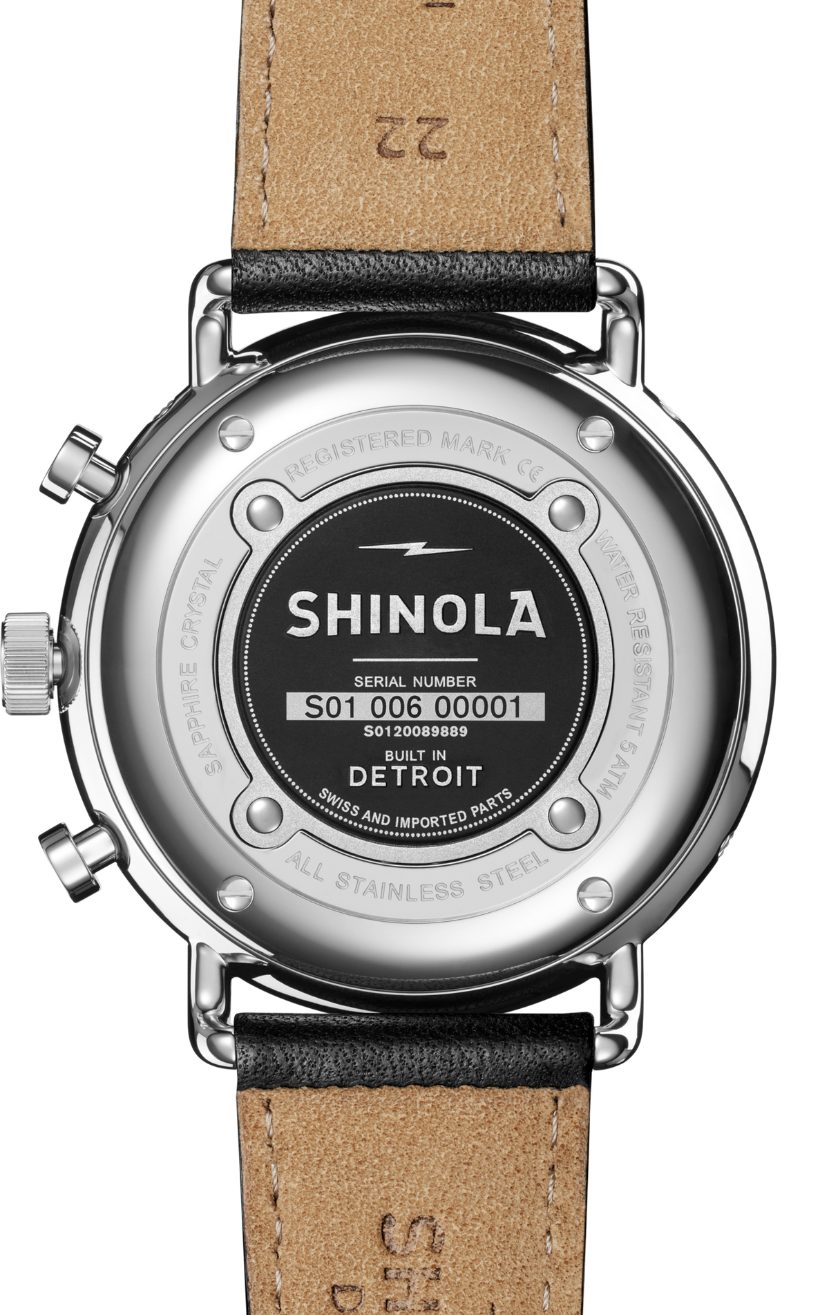 Canfield Sport Chronograph Watch - Matte Black