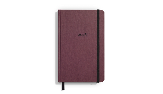 2026 12-Month Runwell Planner - Merlot