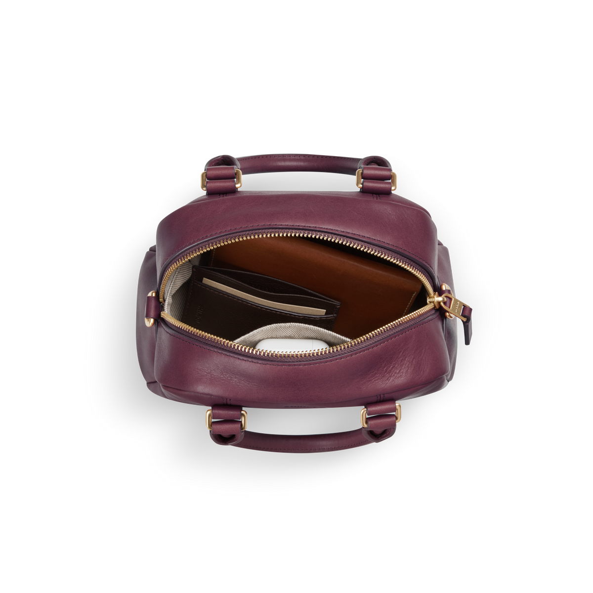 Mini Runwell Satchel - Merlot