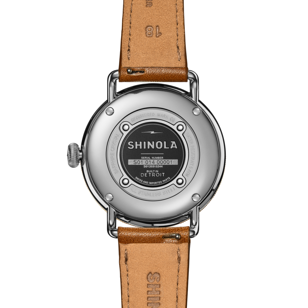 Canfield Watch -  MOP Tan Leather Strap