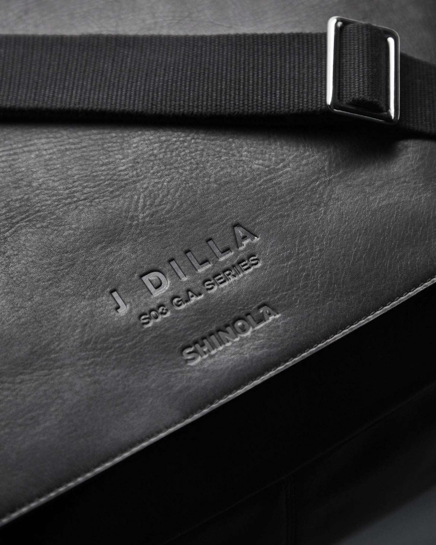 J Dilla Record Messenger Bag - Black