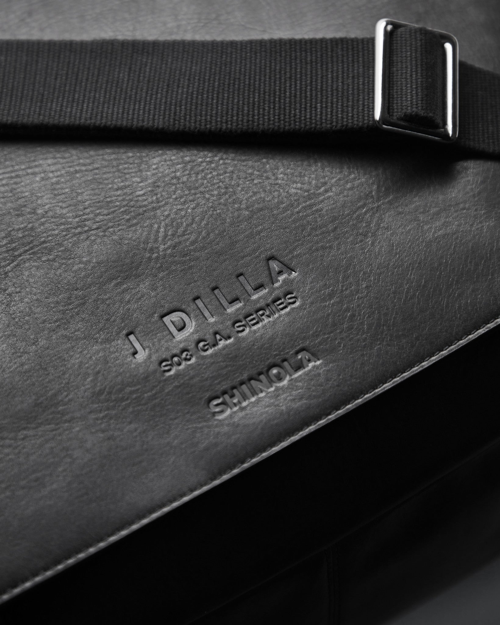 J Dilla Record Messenger Bag - Black