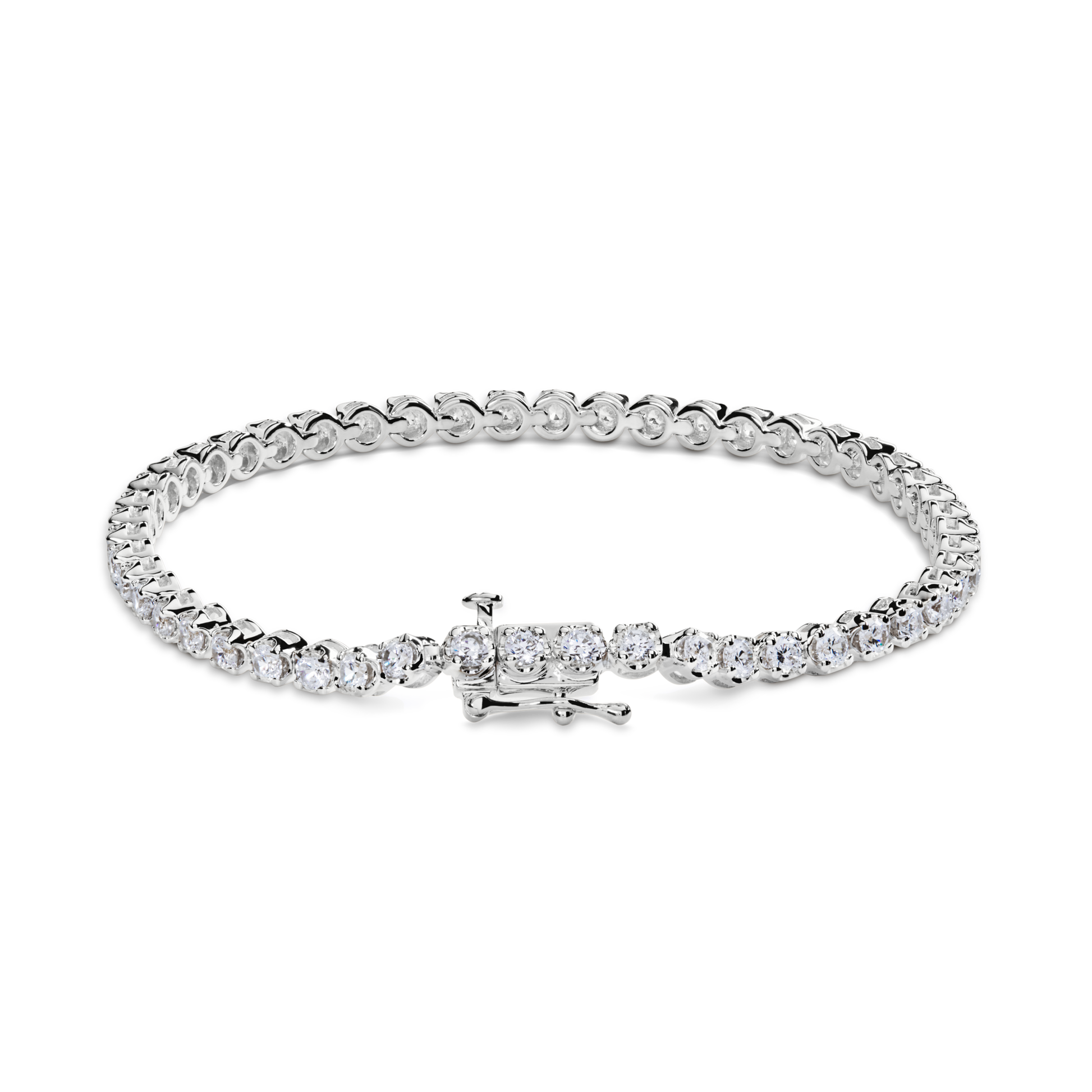 1 Carat Diamond Tennis Bracelet - White Gold