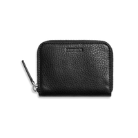 Small Zip Wallet - Black