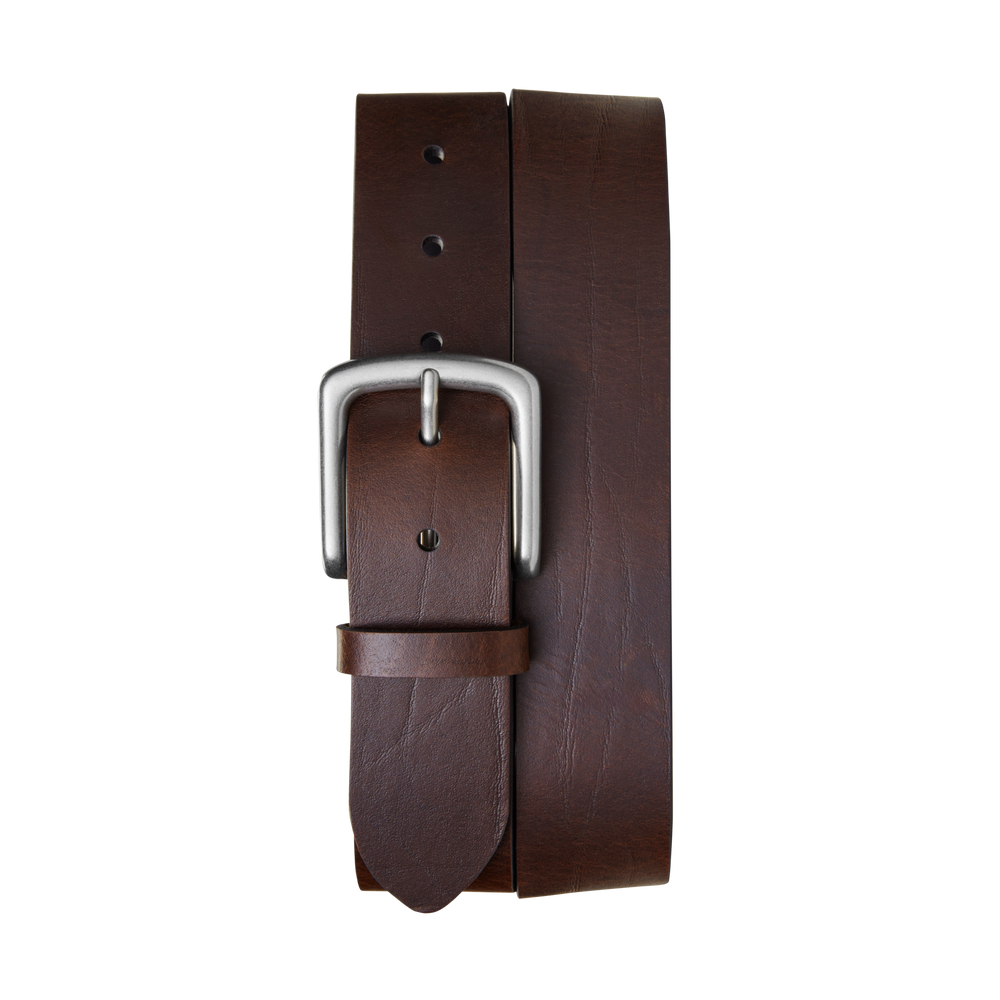 1 1/2" Essential Belt Natural Leather - Dark Brown