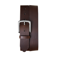 1 1/2" Essential Belt Natural Leather - Dark Brown