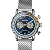 Canfield Speedway Open Road Automatic Chronograph Watch - Blue
