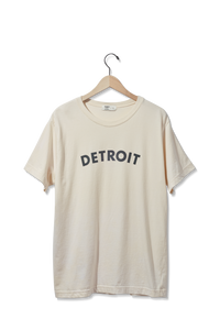 Detroit Graphic T Shirt - Cream