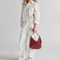 Medium Bixby Crossbody - Ruby