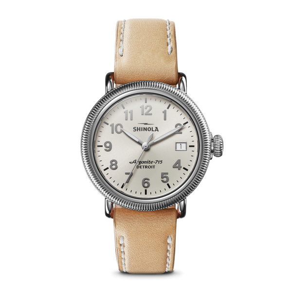 Runwell Coin Edge Watch - Silver
