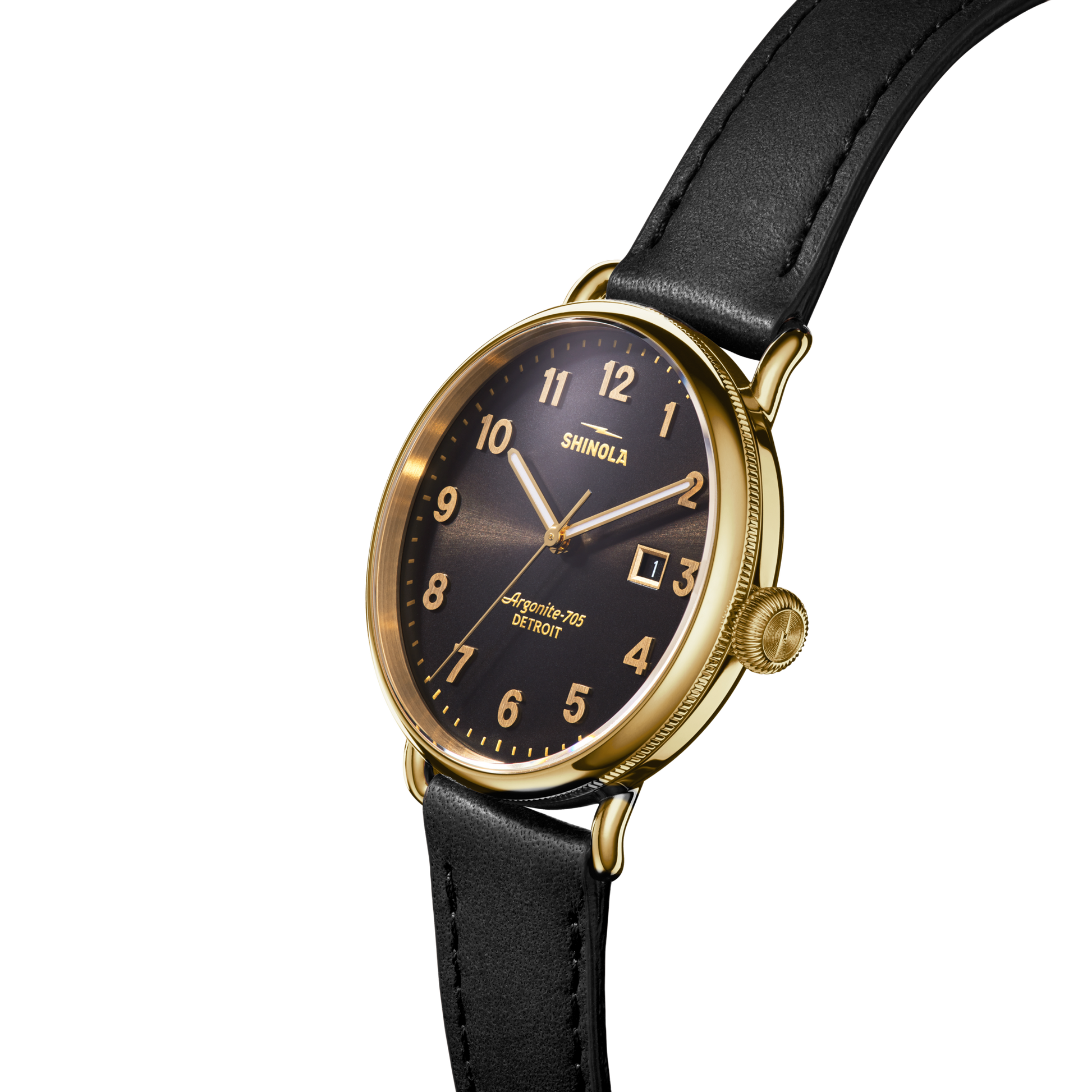 Canfield Watch - Black/Gold