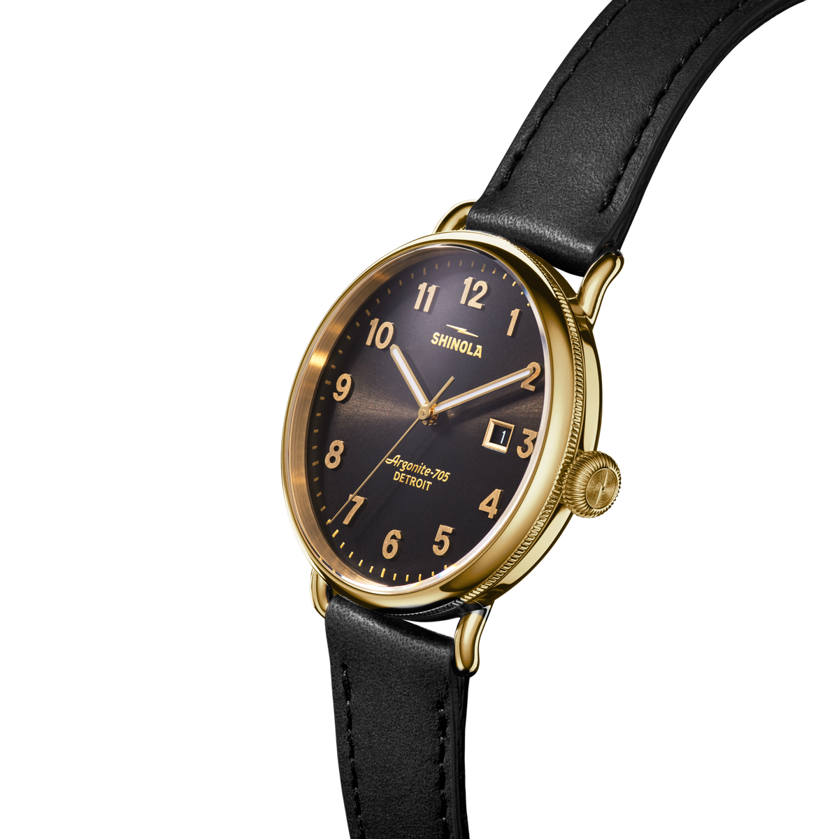 Canfield Watch - Black/Gold
