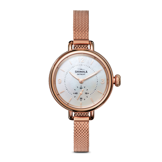 Birdy Watch - White Mother of Pearl - 34