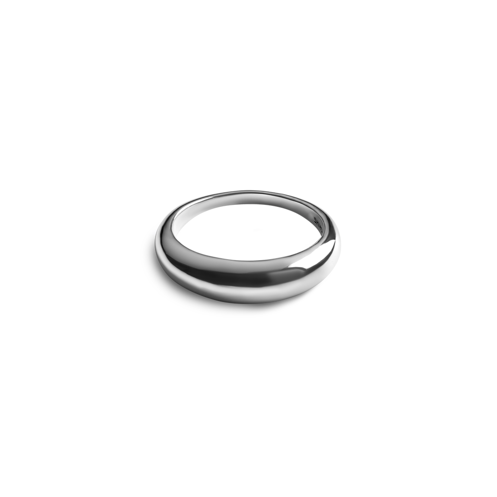 Signature Link Domed Ring Sterling