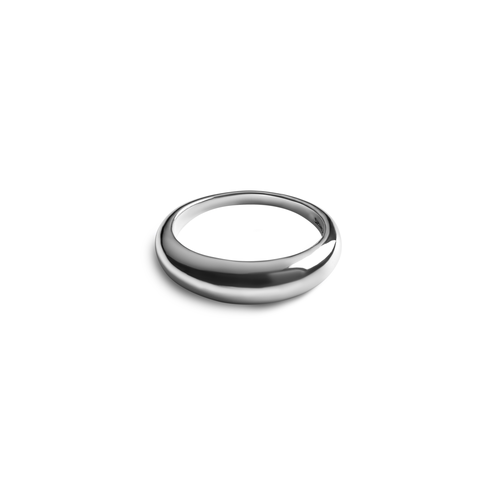 Signature Link Domed Ring - Sterling Silver