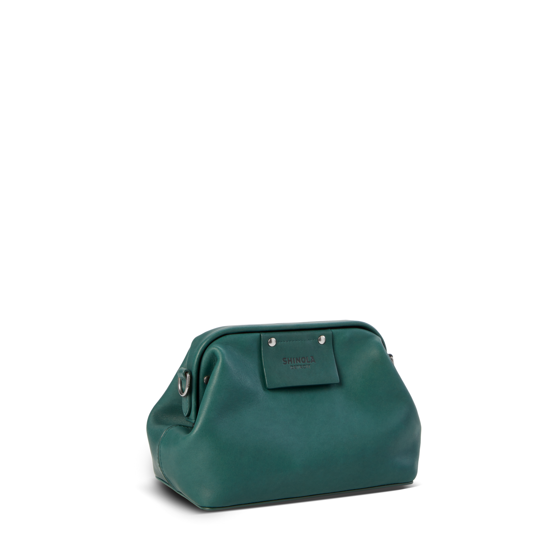 Rivet Frame Shoulder Bag - Black