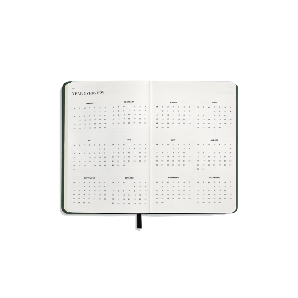 2027 12-Month Runwell Planner - Forest