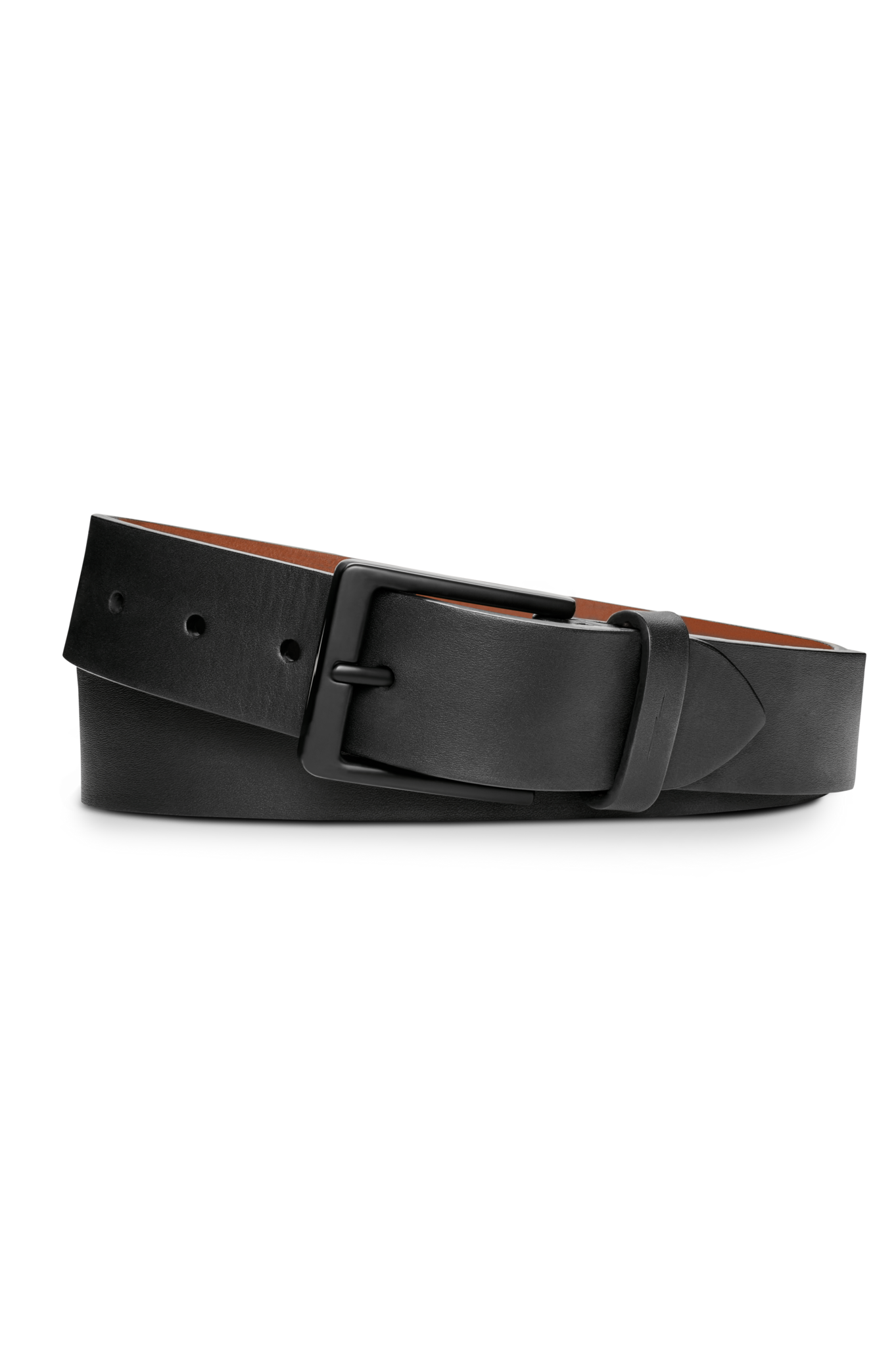 1 1/2" Lightning Bolt Keeper Belt - Black
