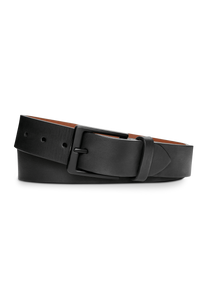 1 1/2" Lightning Bolt Keeper Belt - Black