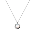 Heirloom Mother of Pearl Pendant Necklace - Sterling Silver