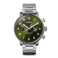 Canfield Chronograph Watch - Dark Olive