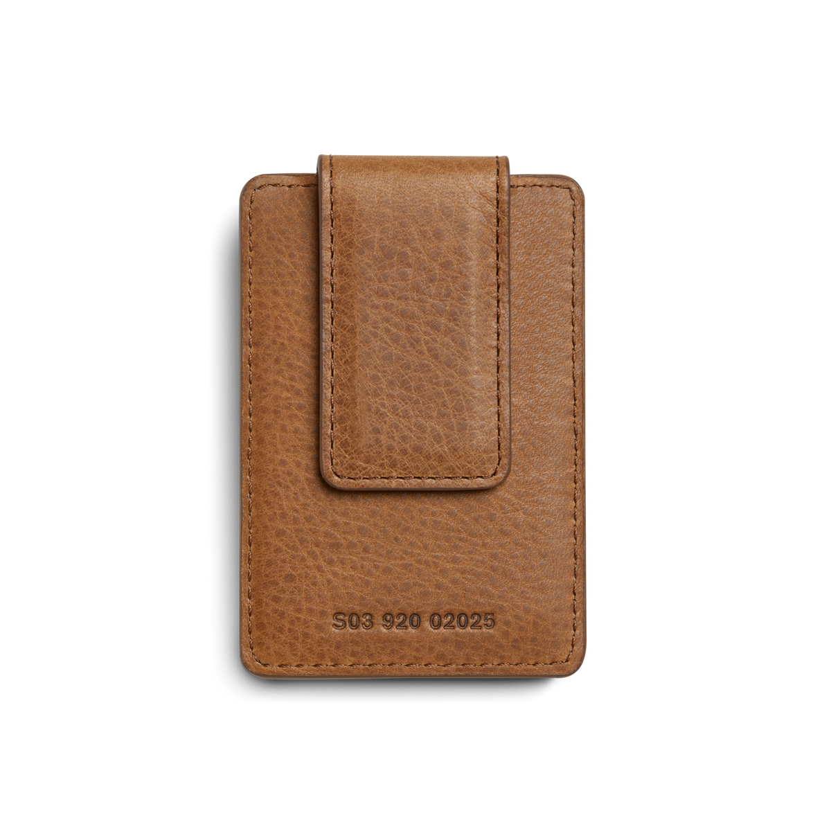 Magnetic Money Clip Card Holder - Tan