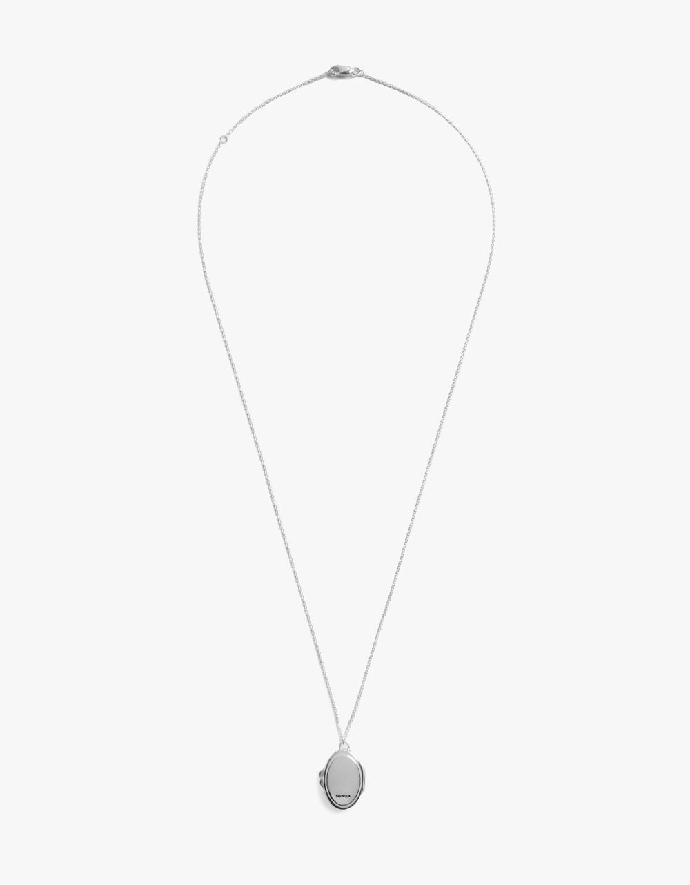 Heirloom Statement Locket Necklace - Sterling Silver