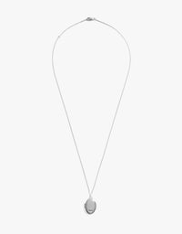 Heirloom Statement Locket Necklace - Sterling Silver