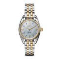 Diamond Derby Watch - White Mother of Pearl