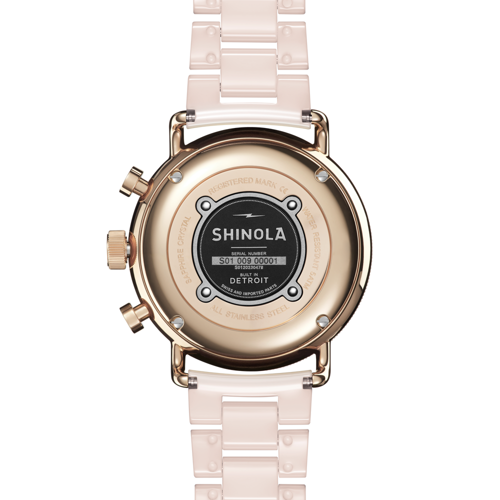 Canfield Sport Chronograph Watch - White