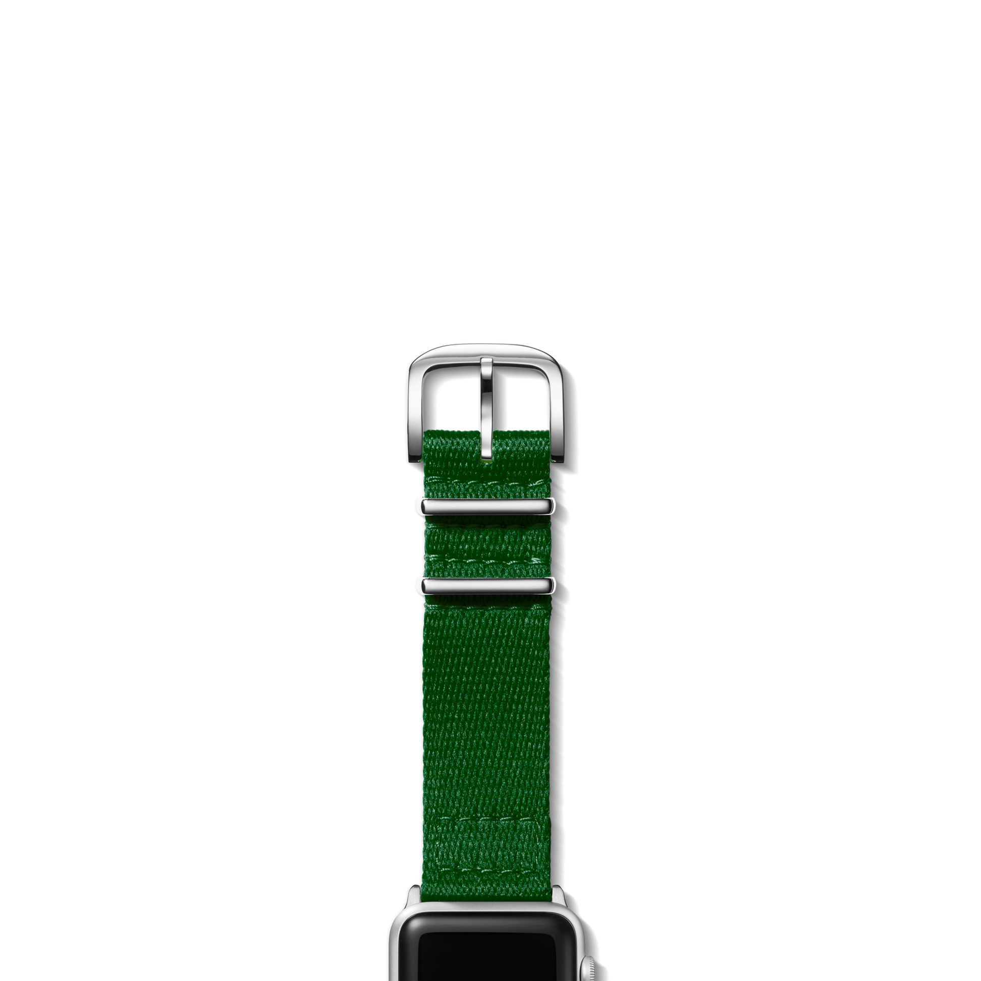 20mm Green Split Nylon Apple Watch Strap - Green