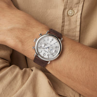Runwell Chronograph Watch - Silver