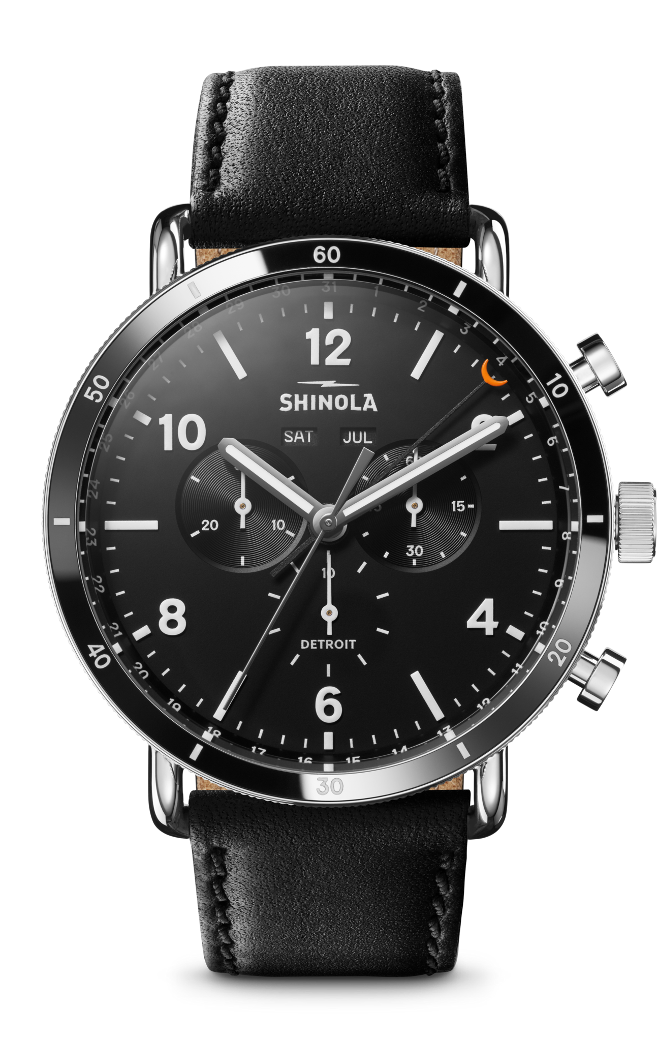 Canfield Sport Chronograph Watch - Matte Black