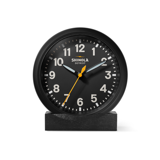6" Runwell Clock - Black