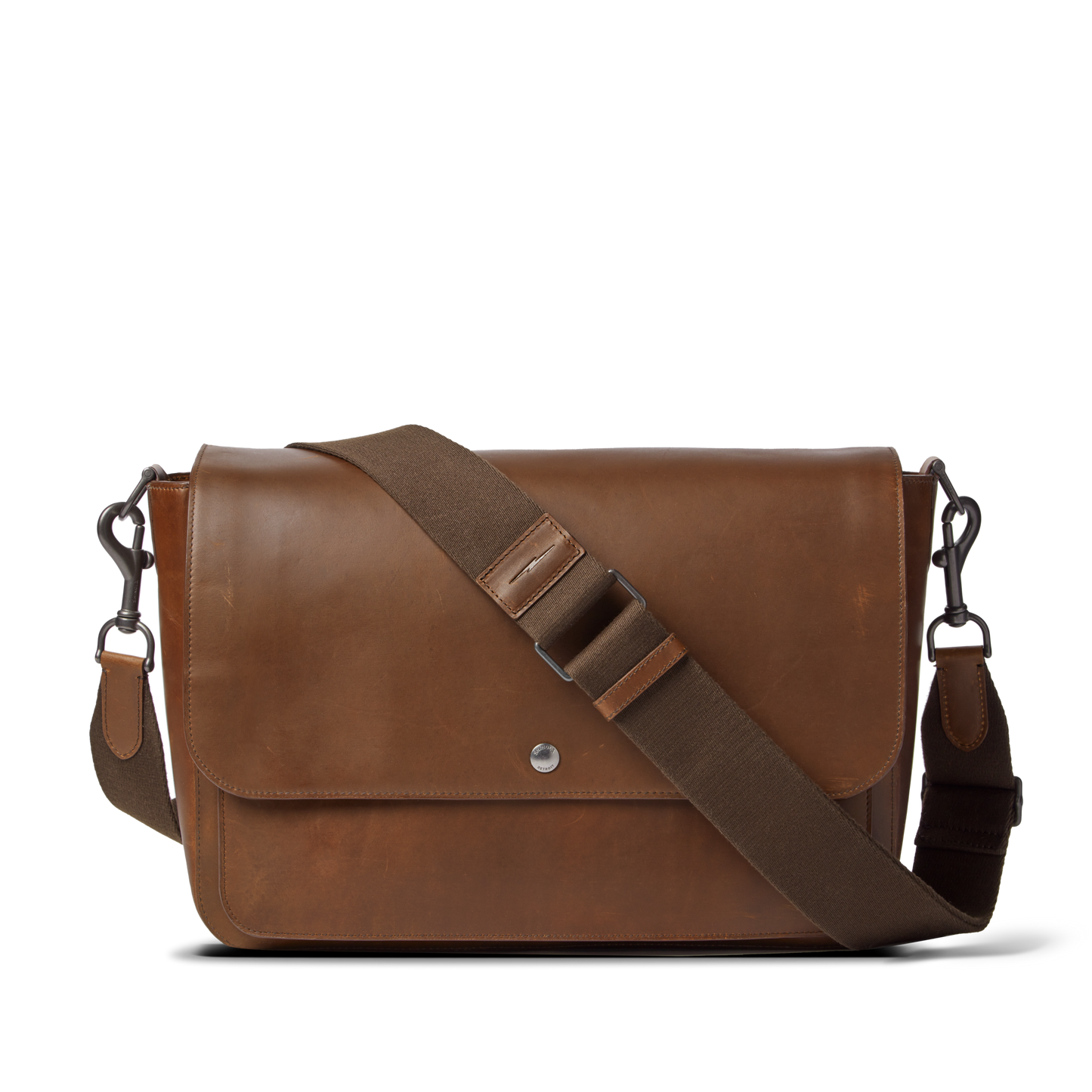 Canfield Relaxed Messenger Bag - Medium Brown