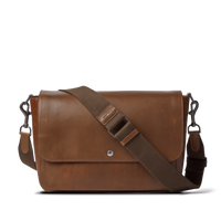 Canfield Relaxed Messenger Bag - Medium Brown