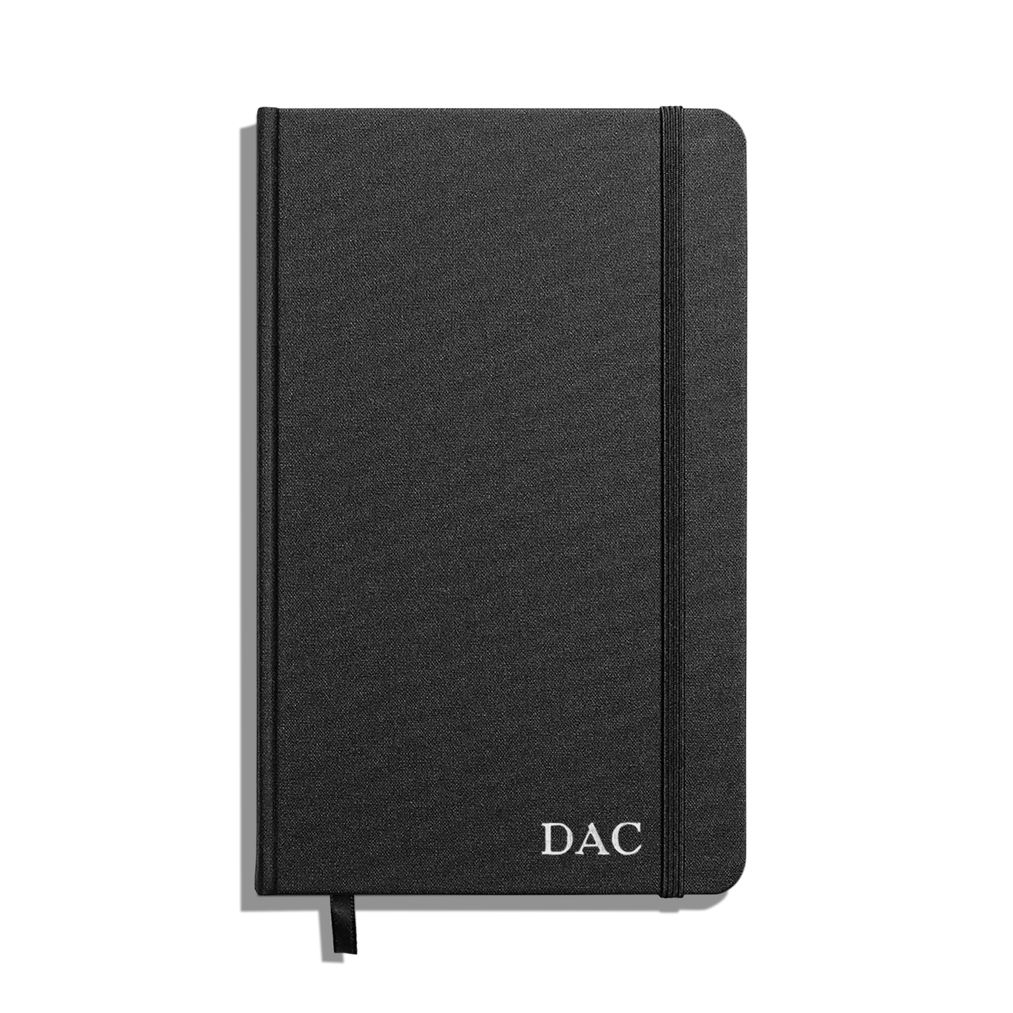 Medium Hard Ruled Journal - Black
