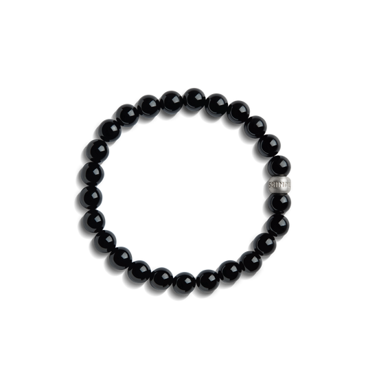 8mm Beaded Onyx Bracelet - Onyx