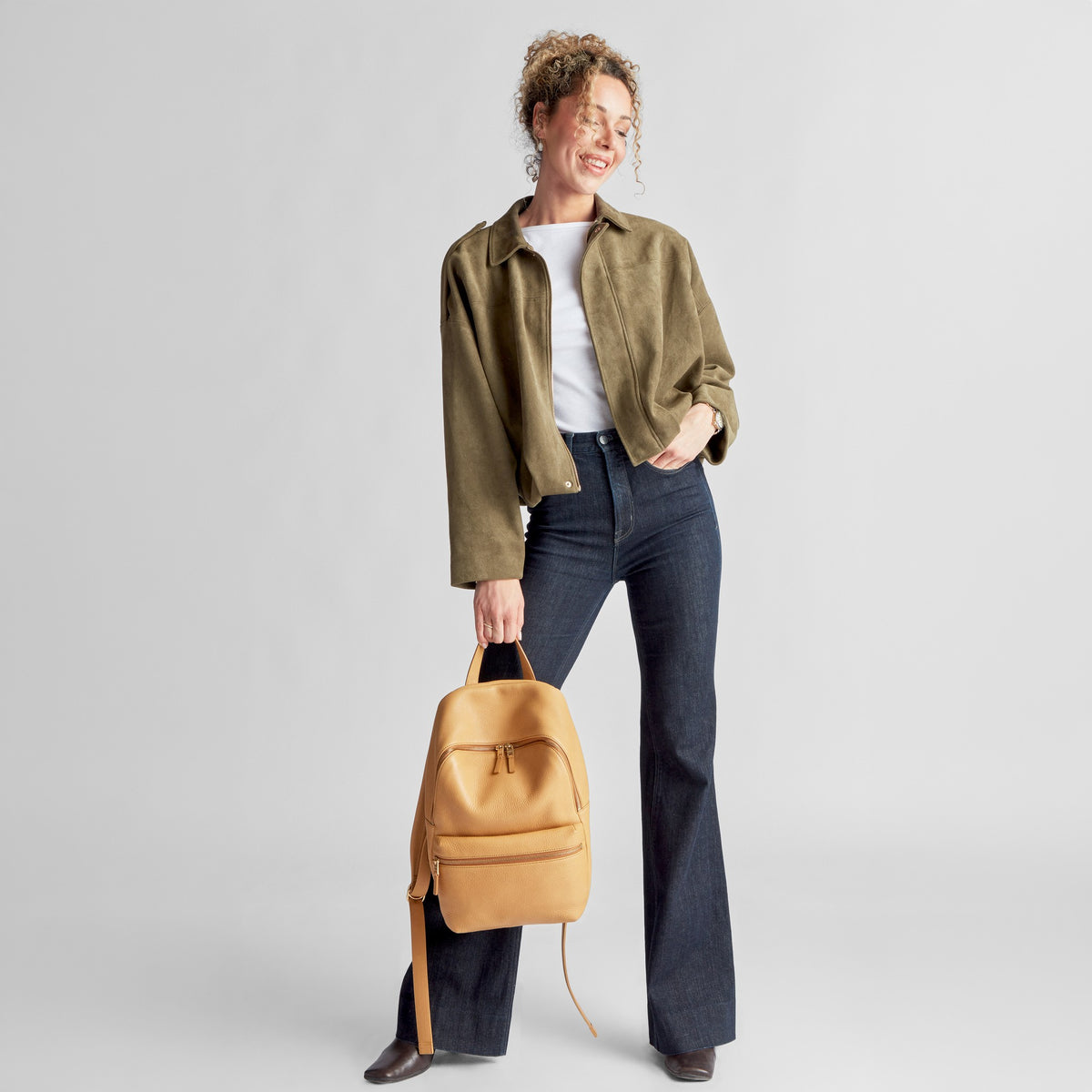 Small Runwell Backpack - Honey