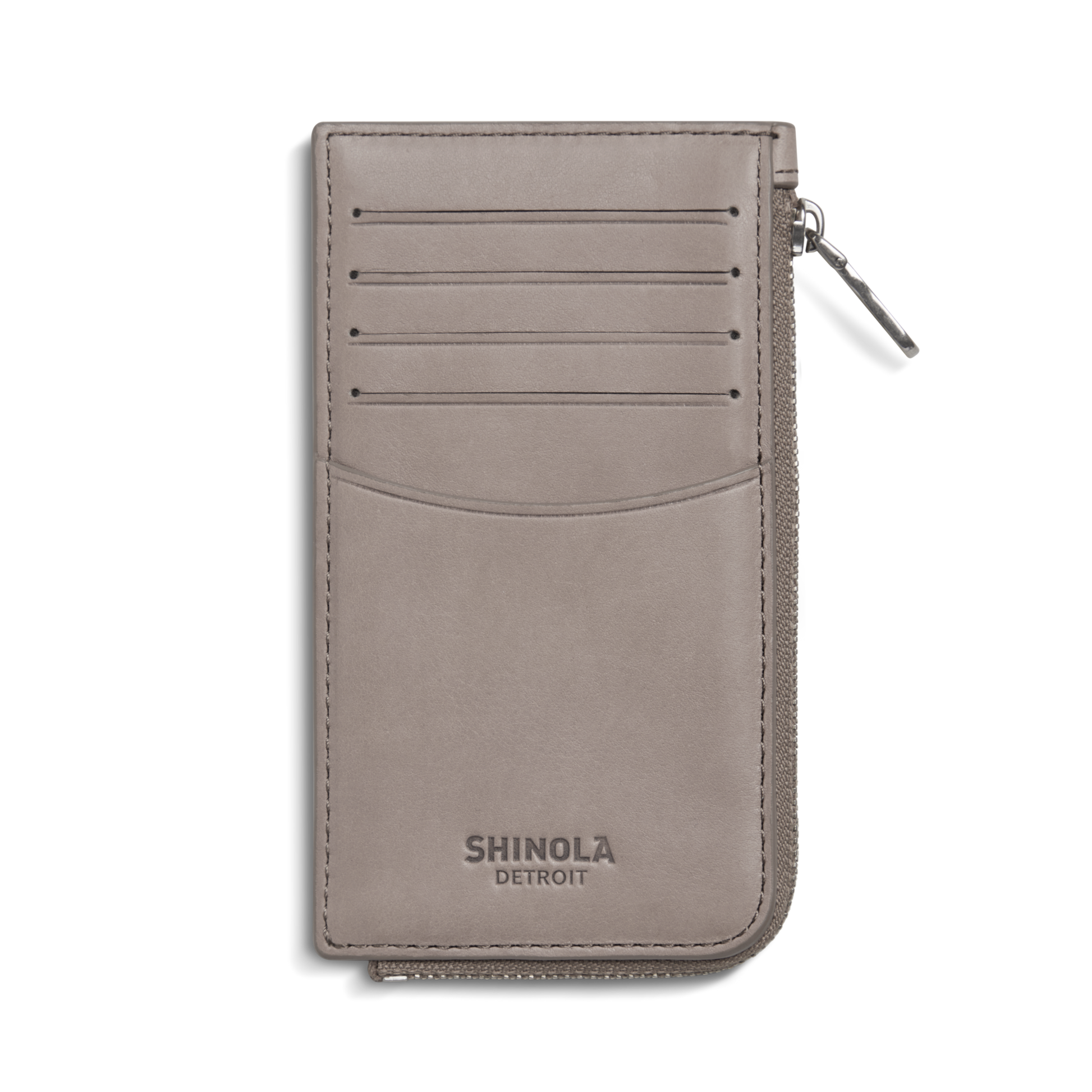 Birdy Zip Around Card Holder - Taupe