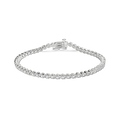 1 Carat 7" Diamond Tennis Bracelet - White Gold