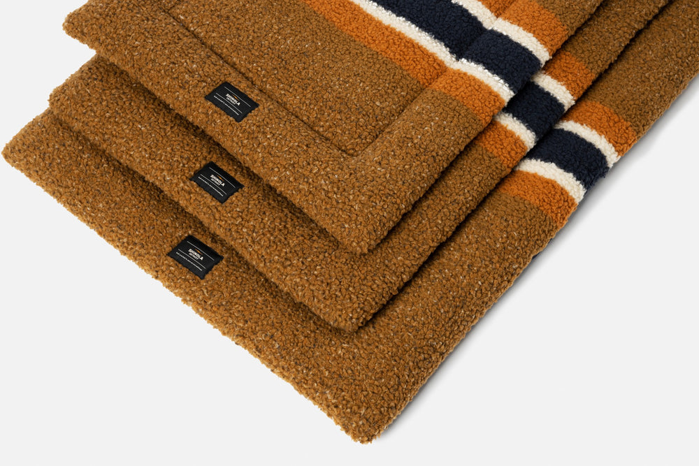 Crate Comfort Mat - Stripe Brown
