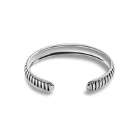 Coin Edge Cuff Bracelet