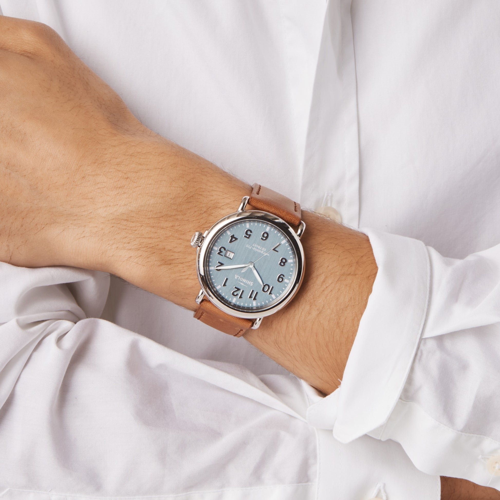 Runwell Watch - Stone Blue