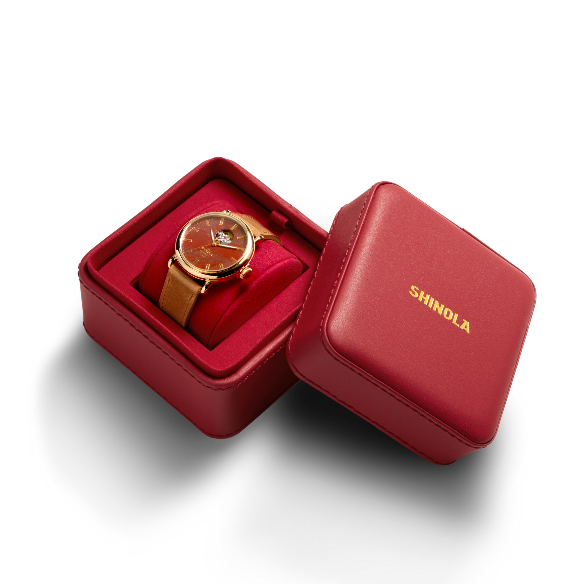 Gilda Radner Runwell Automatic Watch - Red Jasper