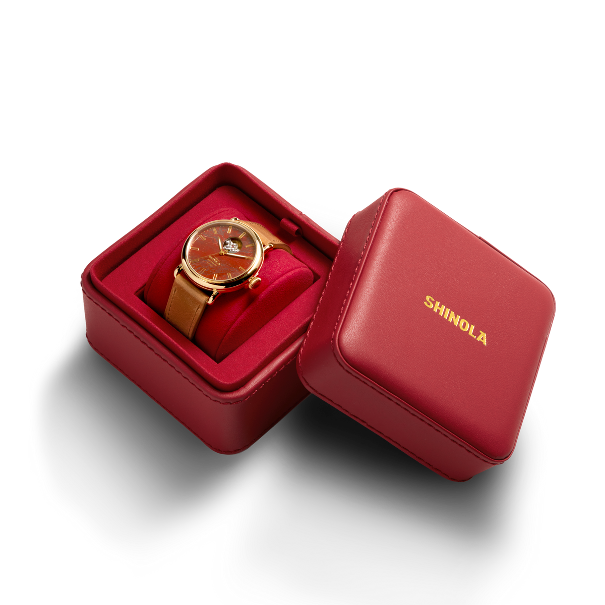 Gilda Radner Runwell Automatic Watch - Red Jasper