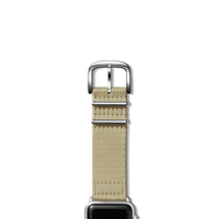 Strap: 24/24 Nylon, SW Split G10, Vintage, Silver - Tan