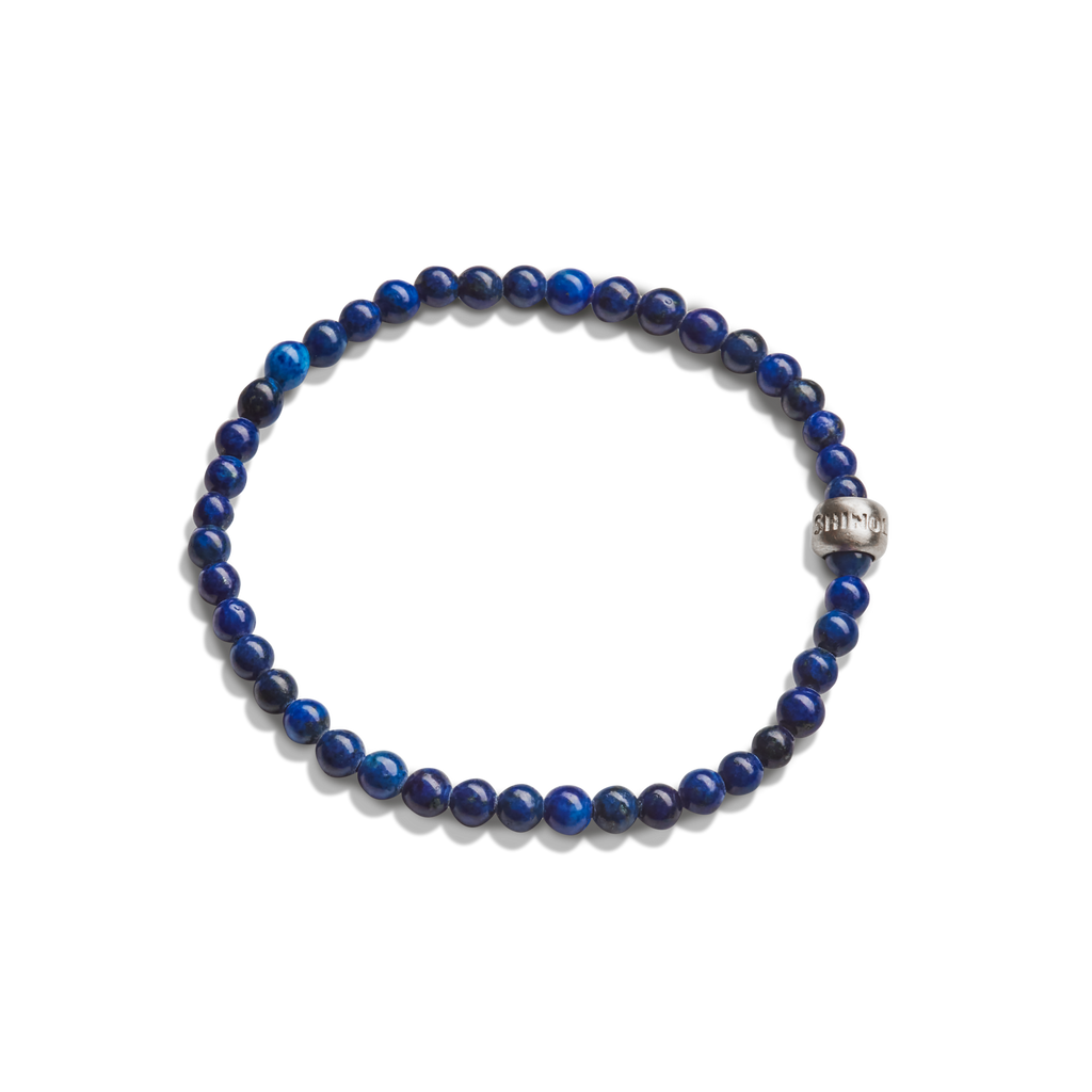 4mm Beaded Lapis Bracelet Lapis