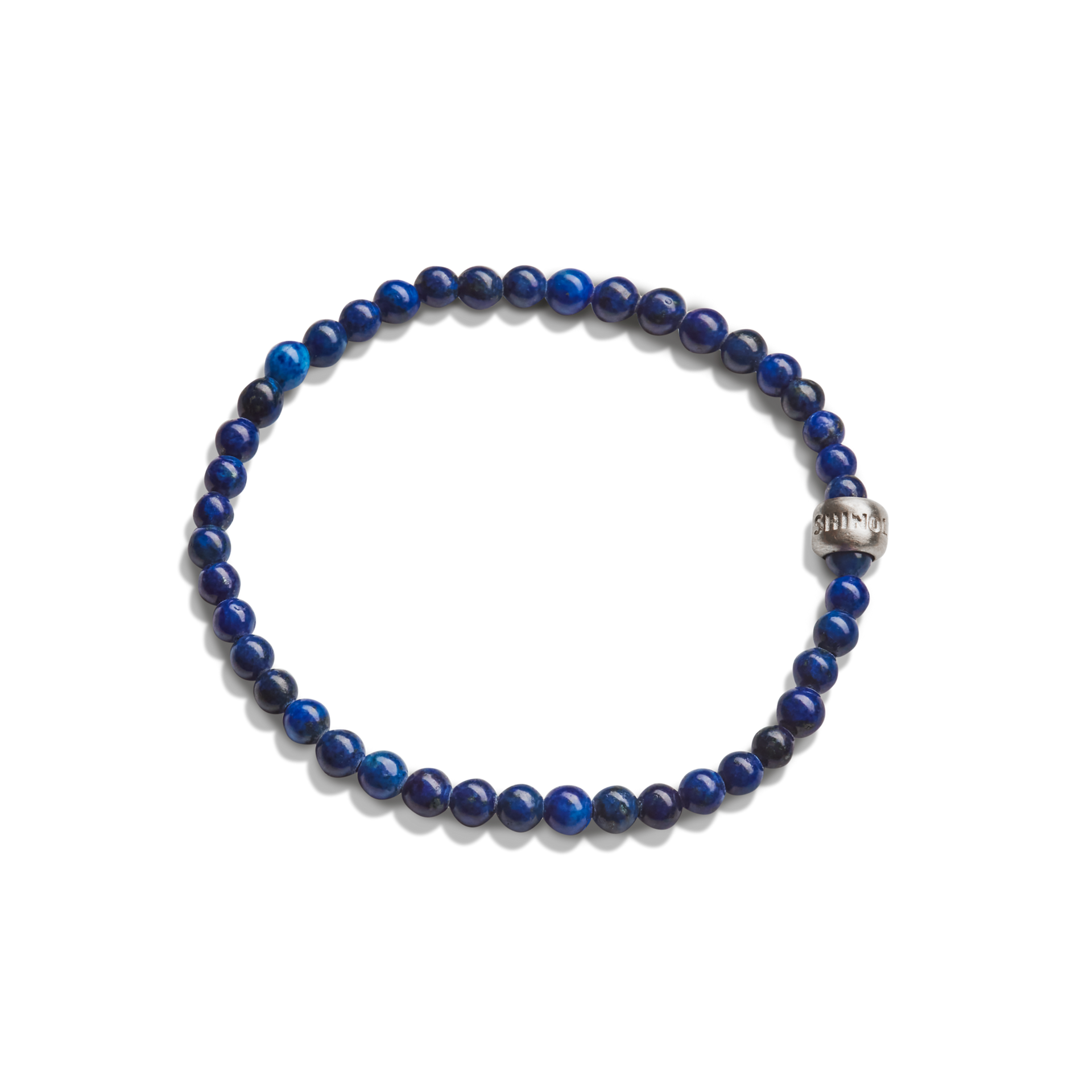 4mm Beaded Lapis Bracelet | Shinola